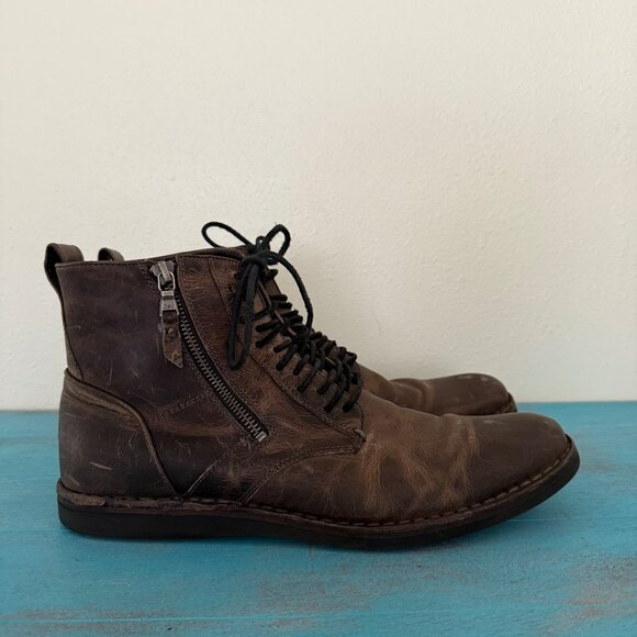 John Varvatos Star USA Men's Barrett Side Zip Boots Size 10 - Picture 1 of 10